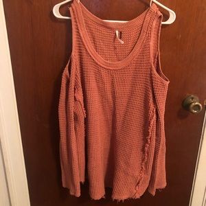 Free People Cold Shoulder Sweater